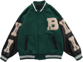 Aelfric Eden Mens Graphic Varsity Jacket Vintage Bomber Jackets Unisex Y2k Baseball Streetwear Trendy Coats