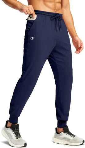 G Gradual Men's Joggers with Zipper Pockets Workout Track Pants Stretch Sweatpants for Men Athletic, Gym, Running