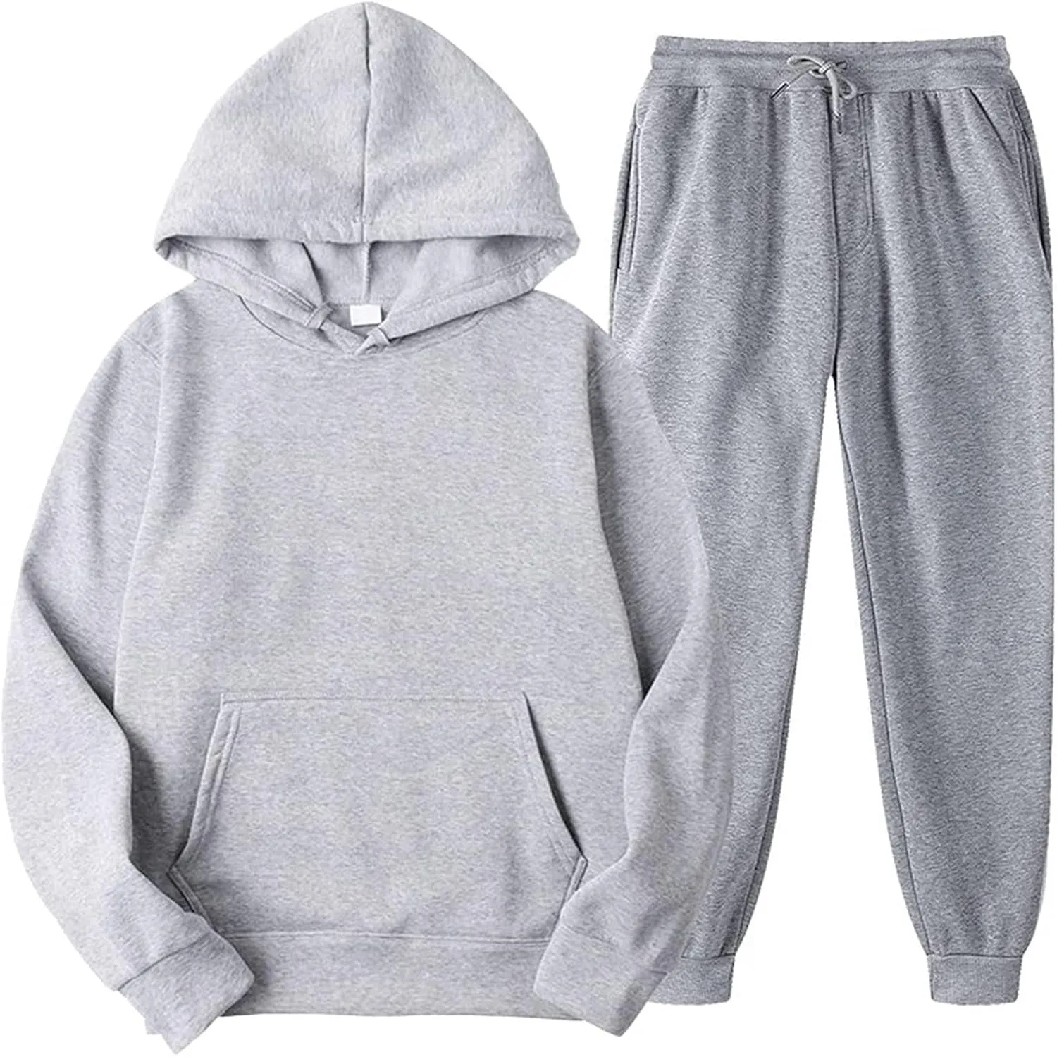 Joggers for Men 2 Piece Set Hoodies Sweatsuit Sets Casual Jogging Athletic Suits Hoodie Sweatsuits with Pocket