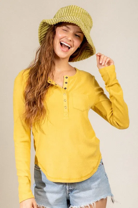 Soft cozy brushed ribbed knit top