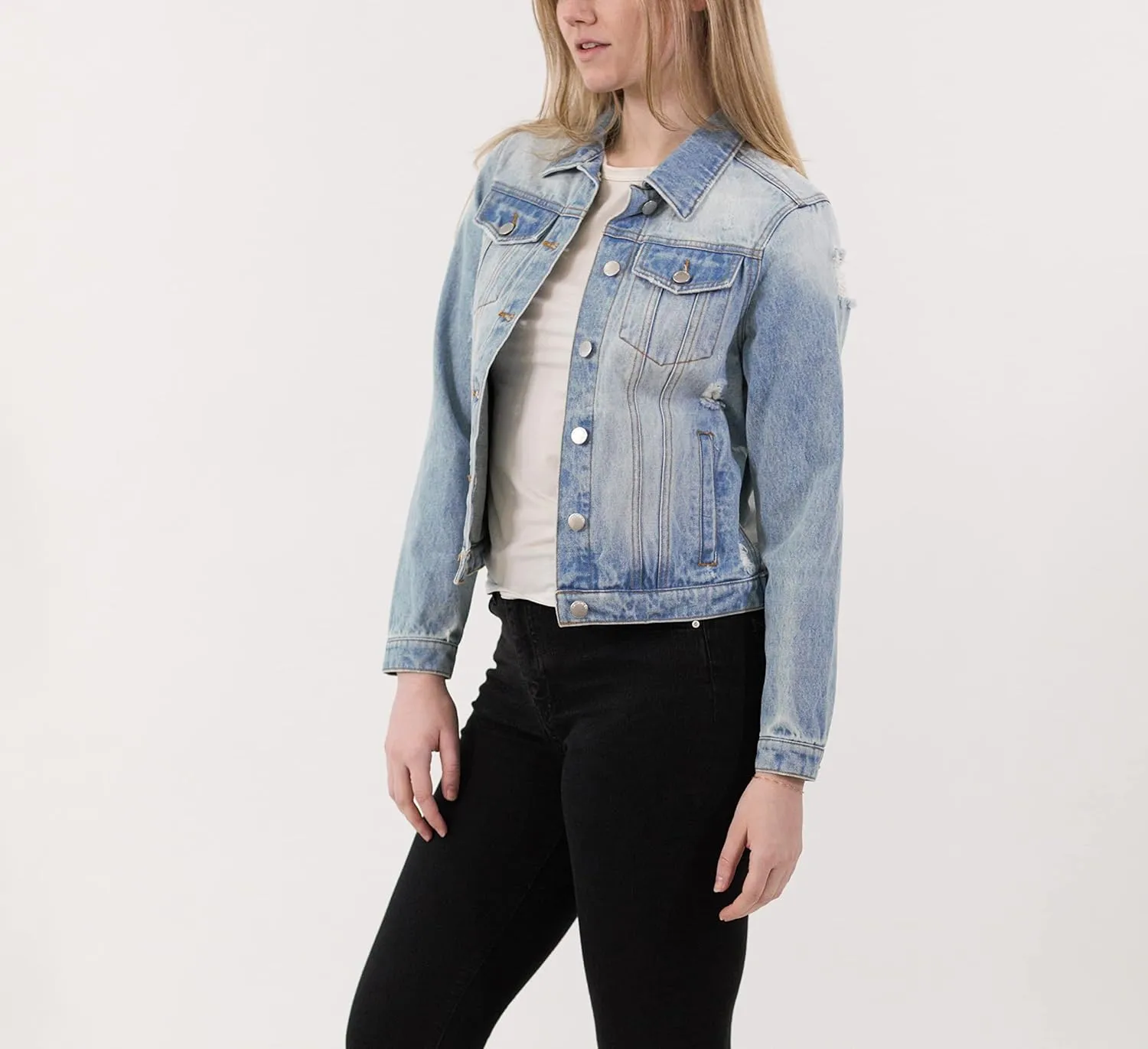 Women's Luxury Clothing Denim Jackets, Comfortable & Stylish Coat